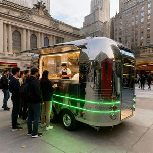 Tamaño pequeño <span class=keywords><strong>Mini</strong></span> Food Truck Remorque Alimentaire Cake Salchicha Teppanyaki Sandwich Cerveza Bebida Móvil Food Trailer Importador - Product Image 4