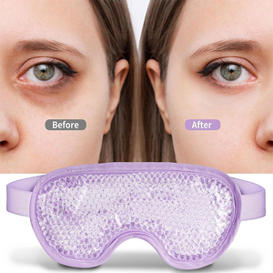 Mascarillas de Gel <span class=keywords><strong>para</strong></span> el Cuidado de los Ojos Todo en Uno, Compresas Frías/Calientes Reutilizables con Perlas Flexibles, Terapia de Compresión <span class=keywords><strong>para</strong></span> Ojos Hinchados - Product Image 2