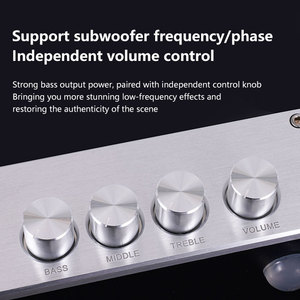 BRZHIFI DP8 HiFiホームオーディオアンプBT 5.3デジタルアンプ内蔵電源 - Product Image 4