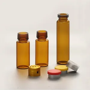 Garrafa de vidro farmacêutica âmbar, 5ml/10ml/15ml tipo c, garrafa de refrigerante de fábrica, garrafa líquida oral médica