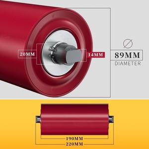 Staffa ruota non alimentata per il nastro trasportatore In-Stock produttore personalizzato di accessori per catena di montaggio per macchina a nastro nuova - Product Image 2