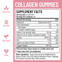 Permen Kolagen untuk Kesehatan Kulit, Rambut, Kuku & Sendi, Mendukung Pencernaan, Vitamin C, Vitamin E, Biotin, Seng, Kolagen Peptida