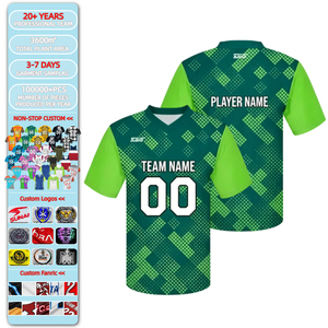 Maillot de football Mickey personnalisé avec numéro d'équipe imprimé, motif drapeau, anti-humidité, écologique, 100 % polyester, orange, rouge foncé - Product Image 4