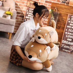 Almohada de Felpa con Forma de <span class=keywords><strong>Shiba</strong></span> Inu, Suave y Elástica, Relleno de Algodón, Funda Extraíble, Cómoda para Dormir, Lindo Regalo - Product Image 5