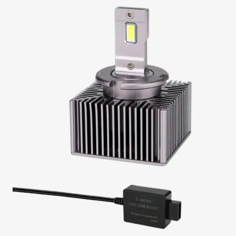 Lâmpada led para farol automotivo 12v, 50w, branco, 6000k, d1s, d2s, d3s, d4s, d8s, hid, outros faróis, canbus, hid, d5s, 35w