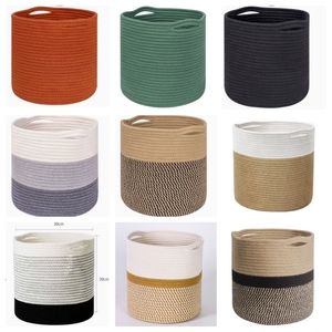 Cestas <span class=keywords><strong>de</strong></span> Almacenamiento para <span class=keywords><strong>Plantas</strong></span> <span class=keywords><strong>de</strong></span> Interior Cestas <span class=keywords><strong>de</strong></span> Cuerda <span class=keywords><strong>de</strong></span> Algodón para Bebés Maceteros para <span class=keywords><strong>Plantas</strong></span> <span class=keywords><strong>de</strong></span> Interior - Product Image 4