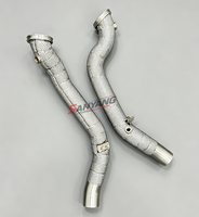 Tubería de Escape de Alto Flujo para Maserati Levante/Quattroporte/Ghibli S Q4 3.0T 3.8T, Tubos de Escape, Tubo de Prueba, Tubo Colector