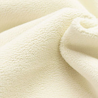 Tissu polaire tricoté brossé épais 50% coton 45% polyester 5% élasthanne pour sweats chauds automne-hiver