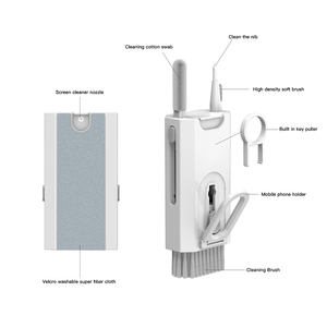 Soporte multifunción 8 en 1 para teléfono, herramientas <span class=keywords><strong>de</strong></span> limpieza, extractor <span class=keywords><strong>de</strong></span> llaves, Kit <span class=keywords><strong>de</strong></span> limpieza <span class=keywords><strong>de</strong></span> teclado, <span class=keywords><strong>limpiador</strong></span> <span class=keywords><strong>de</strong></span> <span class=keywords><strong>pantalla</strong></span> para <span class=keywords><strong>Notebook</strong></span> - Product Image 5