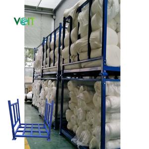 Estante de acero apilable desmontable para rollos de tela textil - Product Image 1