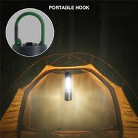 Mini Portable Zoomable LED Torche Lumière Nouveau Type-C Rechargeable Cob Porte-clés Lampe De Poche Durable En Plastique D'urgence Côté Lumière