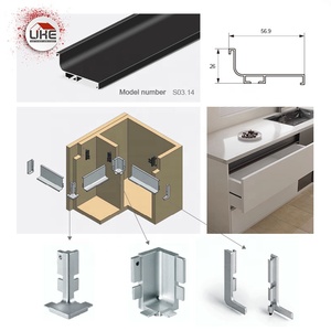 Orizzontale C & L TIPO di Canale In Alluminio Maniglia Dell'armadio Profilo - Product Image 3