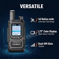 Radio XIN POC ANYSECU Jangkauan Bicara Jauh 4G C515 dengan Kartu SIM, Bekerja dengan REAL PTT Gxin POC dengan M12C-NA, Band EU US