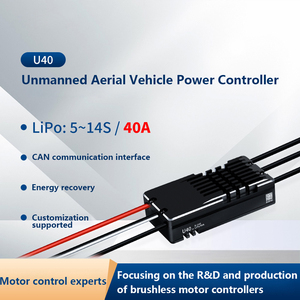 U40 5~14S 40A FPV ESC 37g IPX4 Regulator Quick Response Brushless <b>Motor</b> Electronic Speed Controller For Agricultural <b>Drone</b> - Product Image 3