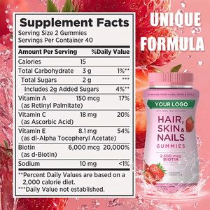 Gommes multivitaminées A <span class=keywords><strong>et</strong></span> C de haute qualité pour femmes, gommes blanchissantes <span class=keywords><strong>et</strong></span> éclaircissantes pour adultes avec vitamines, soutien immunitaire - Product Image 3