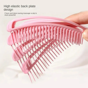 Cepillo para el cabello Octopus, cepillo desenredante rosa para masaje, para cabello rizado, cuidado del cabello grueso, herramientas de peinado - Product Image 6