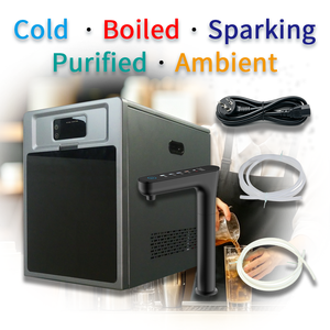 Sistema de <span class=keywords><strong>Agua</strong></span> 5 en 1 Bajo Fregadero: <span class=keywords><strong>Agua</strong></span> Fría, Caliente, con Gas, Filtrada por Ósmosis Inversa y a Temperatura Ambiente, Todo en Uno con Grifo Digital - Product Image 1