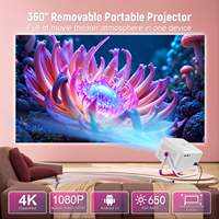 Precio de fábrica TP350 portátil Android 11 HD proyector 4K baja latencia Mini proyector de cine en casa actualizado TP350 proyector