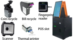 Machine de paiement en espèces Terminal Fast Food Touch Kiosk avec lecteur Crd et point de vente pour la restauration rapide - Product Image 6