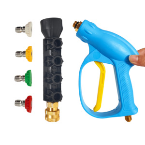 Pistolet à eau haute pression à commande facile avec buse rotative pour l'arrosage du jardin et le nettoyage des fenêtres - Product Image 2