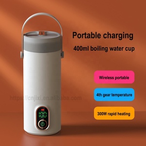 300W High-Power Built-In <strong>Battery</strong> Portable Electric <strong>Kettle</strong> Travel Electric <strong>Kettle</strong> Heating Cup Stainless Steel Small <strong>Kettle</strong> - Product Image 2