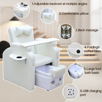 Mobilier de salon équipement électrique inclinable Spa Massage bain de pieds pédicure banc manucure Station chaises