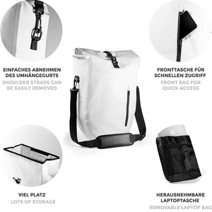 Bolsa de Bicicleta Impermeable de Gran Capacidad de 28L para Portaequipajes Trasero de Bicicleta, Venta al por Mayor de Fábrica - Product Image 5