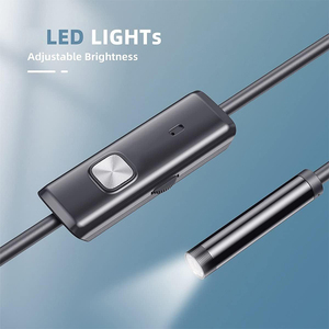 Không thấm nước USB C borescope Loại-C phạm vi máy ảnh với có thể điều chỉnh đèn LED USB rắn kiểm tra máy ảnh 1m đến 5m - Product Image 5