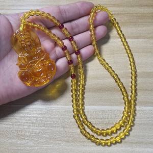 เครื่องประดับที่ดีสร้อยคอจี้อำพันเลือดเครื่องประดับแฟชั่นผู้ชายผู้หญิงสร้อยคออำพันสีแดงบอลติกธรรมชาติของขวัญ - Product Image 6