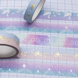 Cinta Adhesiva Decorativa Washi de Alta Calidad, Personalizada, a Todo Color, para Decorar Diarios y Álbumes de Recortes - Product Image 4