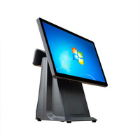 Terminal de sistema pos para restaurantes, dispositivo con pantalla táctil de 15,6 pulgadas, i3, 128GB, cajero