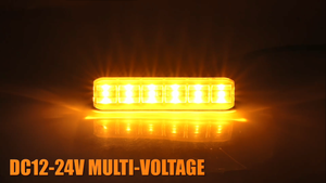 Nouvelle Ambulance Offroad 12V Ambre Clignotant Lampe Camion Moto <span class=keywords><strong>Trafic</strong></span> D'urgence Led Strobe Grill Lumière avec Base Souple En Caoutchouc - Product Image 6