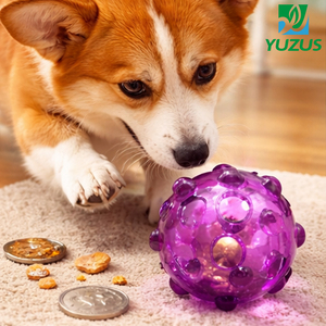 LED Işıklı İnteraktif Köpek Oyuncak Topu Otomatik Dönen USB Şarjlı Evcil Hayvan Oyun Topu İç Mekan Gece Eğlencesi İçin - Product Image 1