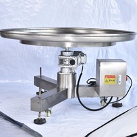 Machine de tri et de collecte de bouteilles circulaires en acier inoxydable à plateau inclinable, à plateau tournant automatique, pour l'emballage alimentaire, prix usine