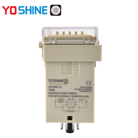 Relé de Retardo con Pantalla Digital, Interruptor Temporizador Programable, AC220V, Amplio Rango de Tiempo 0.01S-9999H para Equipos de Automatización