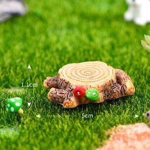 Ornements <span class=keywords><strong>de</strong></span> souche d'arbre artificielle miniature, mini figurines <span class=keywords><strong>en</strong></span> résine pour jardin féerique, artisanat pour terrariums, décoration <span class=keywords><strong>de</strong></span> la maison - Product Image 2