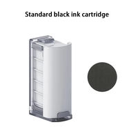 Cartucho de Tinta Negra Estándar para Impresora de Tarjetas Portátil Manual PrintPods DX5, Impresora de Códigos de Barras con Batería, 1 Año de Garantía