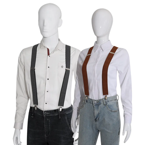 Pantalones ajustables elásticos de moda para hombre, tirantes, accesorios de ropa, tirantes - Product Image 2