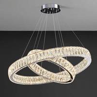 Rectangle K9 Cristal Led Pendentif Lumière Longue Table À Manger Lampes Suspendues Pas Cher Décor À La Maison Moderne Or De Luxe Cuisine Lustre