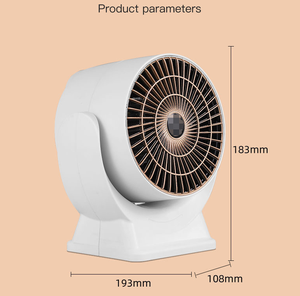 Wholesale Customizable Portable Mini Movable Heater <b>Fan</b> With Bladeless Usb <b>Stand</b> Heaters for Room Home Baby Safety Cut Off - Product Image 5