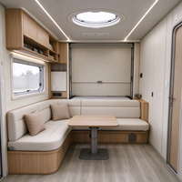 Villa conteneur de luxe extensible avec panneaux sandwich, maison préfabriquée personnalisable à économie d'énergie, installation facile pour gîte et glamping