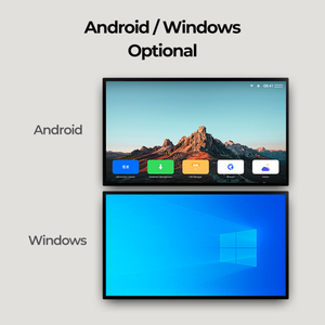 Kích thước tùy chỉnh trong nhà treo tường <span class=keywords><strong>LCD</strong></span> kỹ thuật số biển hoạt hình tự phục vụ tính năng kinh doanh HD độ phân giải màn hình cảm ứng - Product Image 3