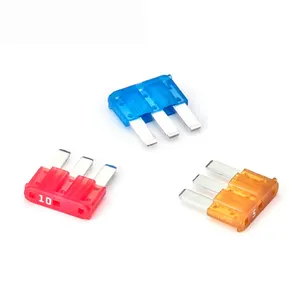 3 kaki 5A 7.5A 10A 15A 32V Micro 3 Terminal Micro3 Otomotif Auto Blade Fuse untuk mobil