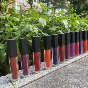 Fabrika su geçirmez ruj tüpü güzellik kozmetik sıvı mat dudak parlatıcısı 33 renk Glitter özel ruj özel etiket mat - Product Image 6
