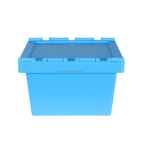 Boîtes de stockage utilitaires en plastique empilables gratuitement de haute qualité 20L pour le déménagement