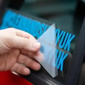 Aangepaste Afdrukken Verwijderbare Vinyl Sticker Anti-uv Gestanst Logo Transfer Sticker Voor Auto