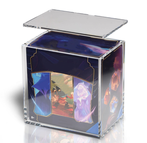 Estuche de exhibición de acrílico al por mayor para <span class=keywords><strong>Disney</strong></span> Lorcana Illumineers Trove Box con protección UV y tapa magnética - Product Image 4