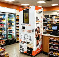 Distributeur automatique de boissons protéinées haute rentabilité fabriqué en Chine, 6 poudres, chaud/froid, télécommande, pour centre de remise en forme et salle de sport