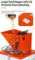 Moulin à grains domestique double usage : broyeur de céréales comestibles et de maïs pour l'alimentation animale