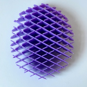 Nuevo y Exclusivo Juguete Sensorial Antiestrés de Gusano Espacial Grande Impreso en 3D de PVC - Product Image 4